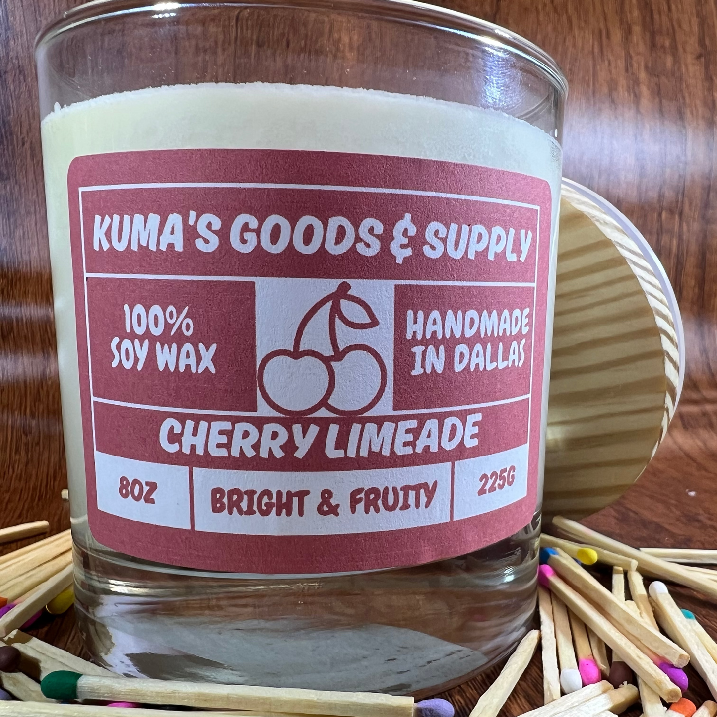 cherry limeade 8oz candle