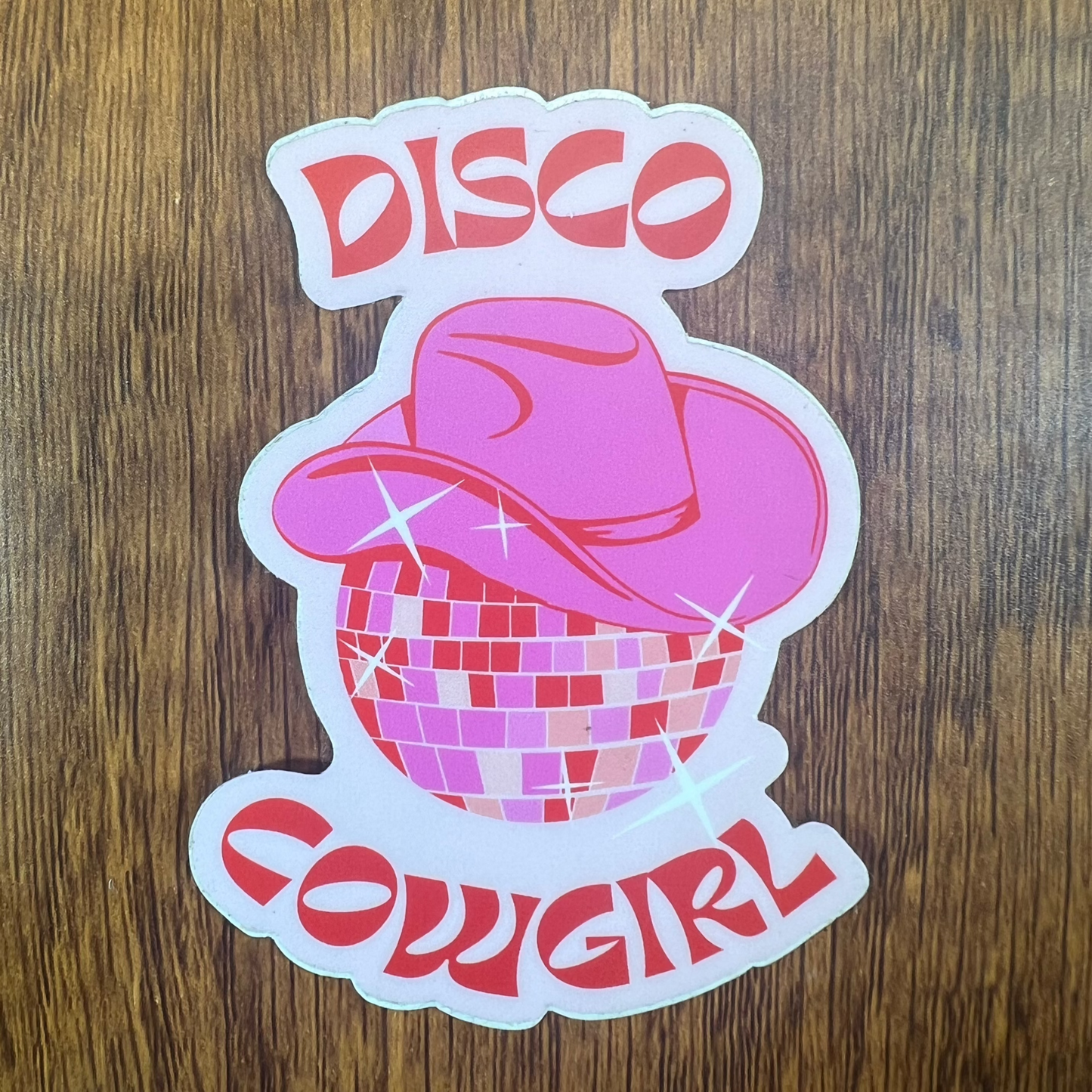 Disco Cowgirl Sticker