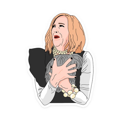 Schitt's Creek Moira Rose Crying Wigs Magnet