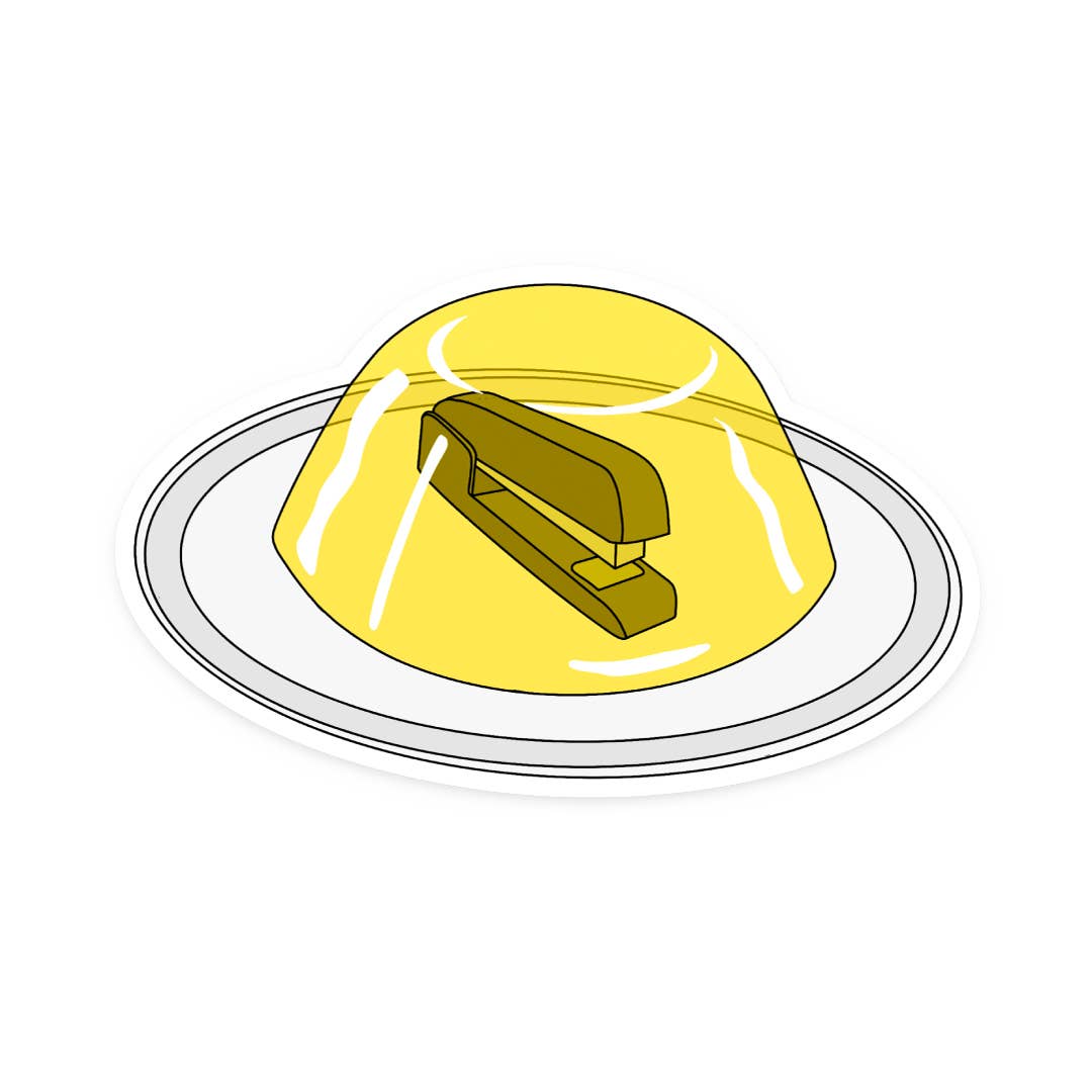 Stapler in Jello Magnet