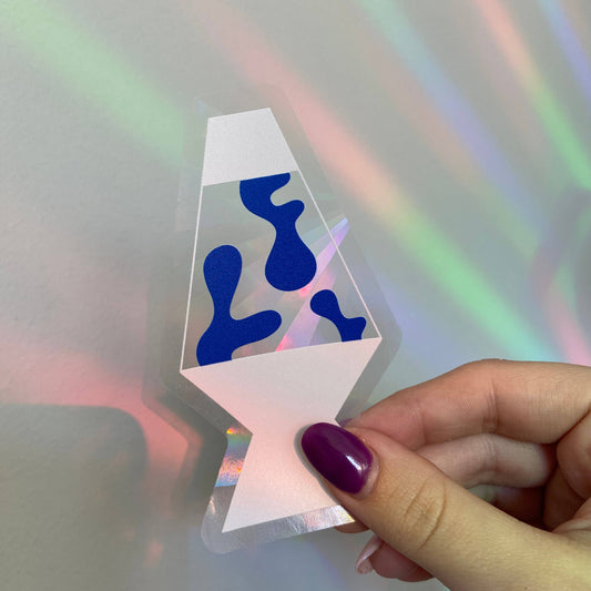 Lava Lamp Rainbow Maker Sticker, Window Cling Suncatcher