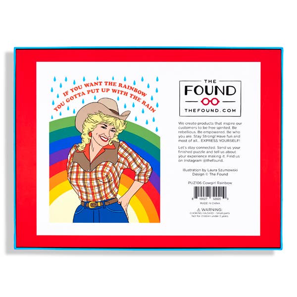 Dolly Cowgirl Rainbow Puzzle