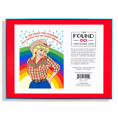 Dolly Cowgirl Rainbow Puzzle