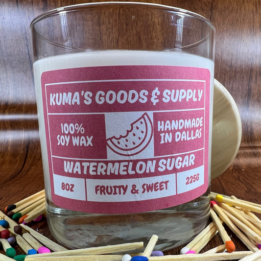 watermelon sugar 8oz candle
