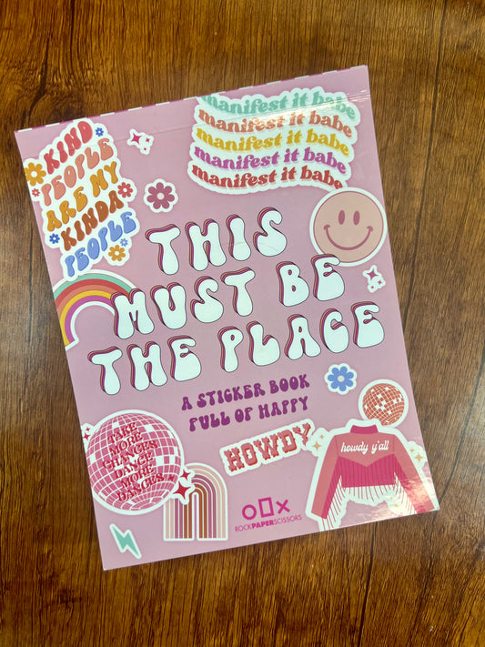 This Must Be the Place Sticker Book