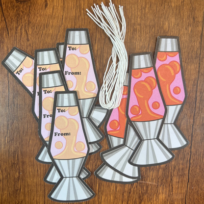 Lava Lamp Gift Tags