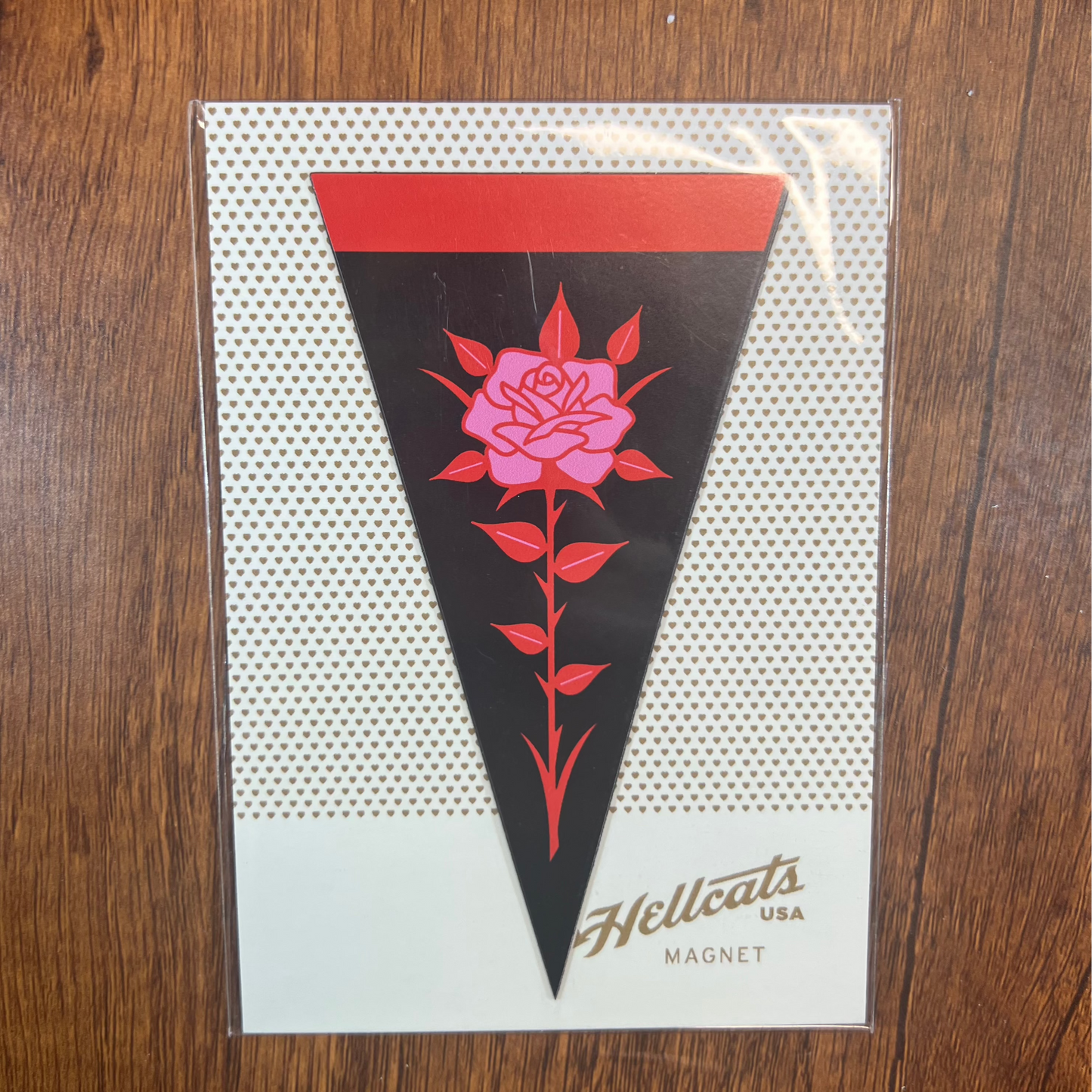 Rose Pennant Magnet