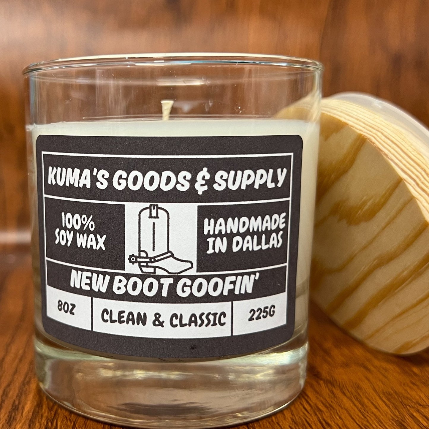 new boot goofin' 8oz candle