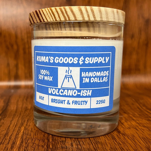 volcano -ish 8oz soy candle