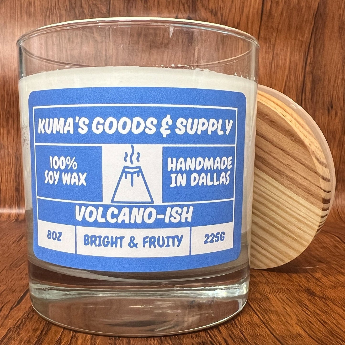 volcano -ish 8oz soy candle