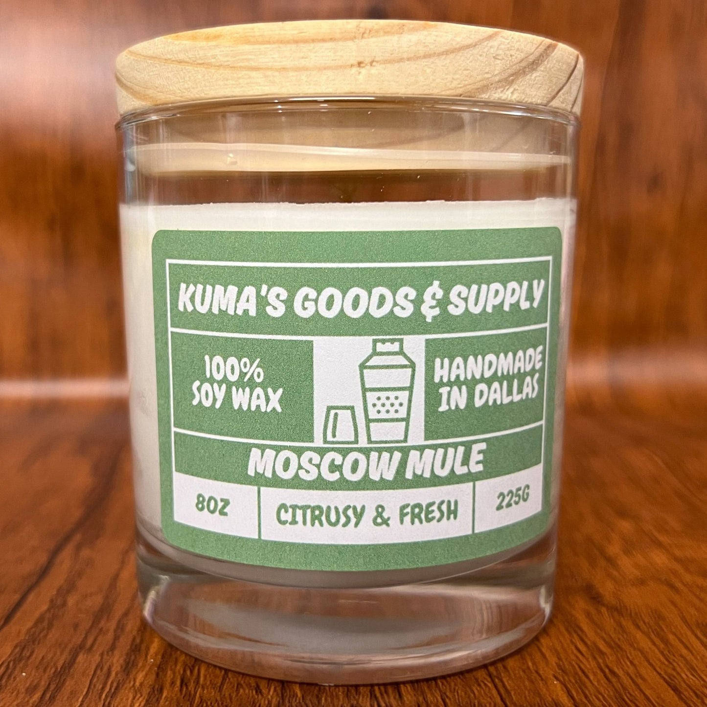 moscow mule 8oz candle