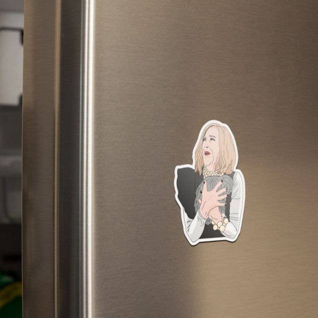 Schitt's Creek Moira Rose Crying Wigs Magnet